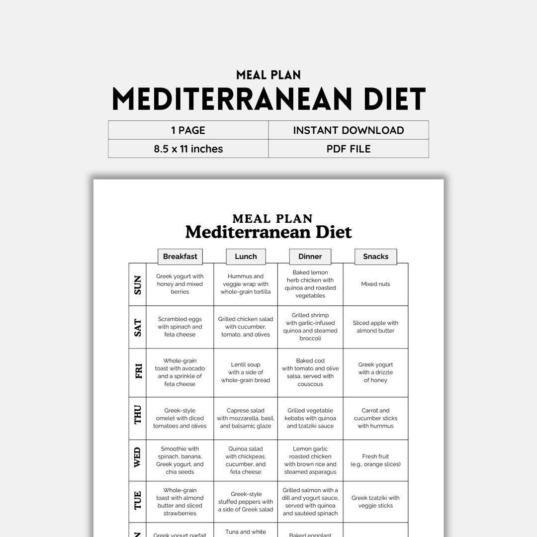 Mediterranean Diet Meal Plan Diet Plan Weekly Meal Plan Meal Prep mediterranean-diet-meal-plan-diet-plan-weekly-meal-plan-meal-prep