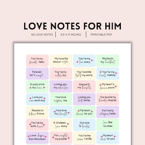 Mots d'amour pour lui, Mini messages d'amour à imprimer, Raisons pour lesquelles je t'aime, Carte Je t'aime, Petites cartes, Mots à imprimer