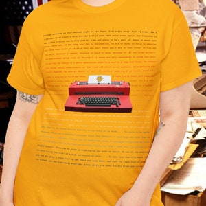 DR GONZOS REQUIEM Tee - Fear and Loathing in Las Vegas, Hunter S Thompson, Dr. Gonzo, Raul Duke, book, movie, Johnny Depp, the wave, shirt