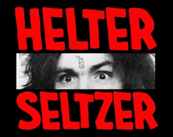 Helter Skelter - Charles Manson' Regular Fit Handcrafted Tshirt