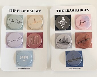 Handmade Eras/Albums Button Badges | Swiftie Merch |