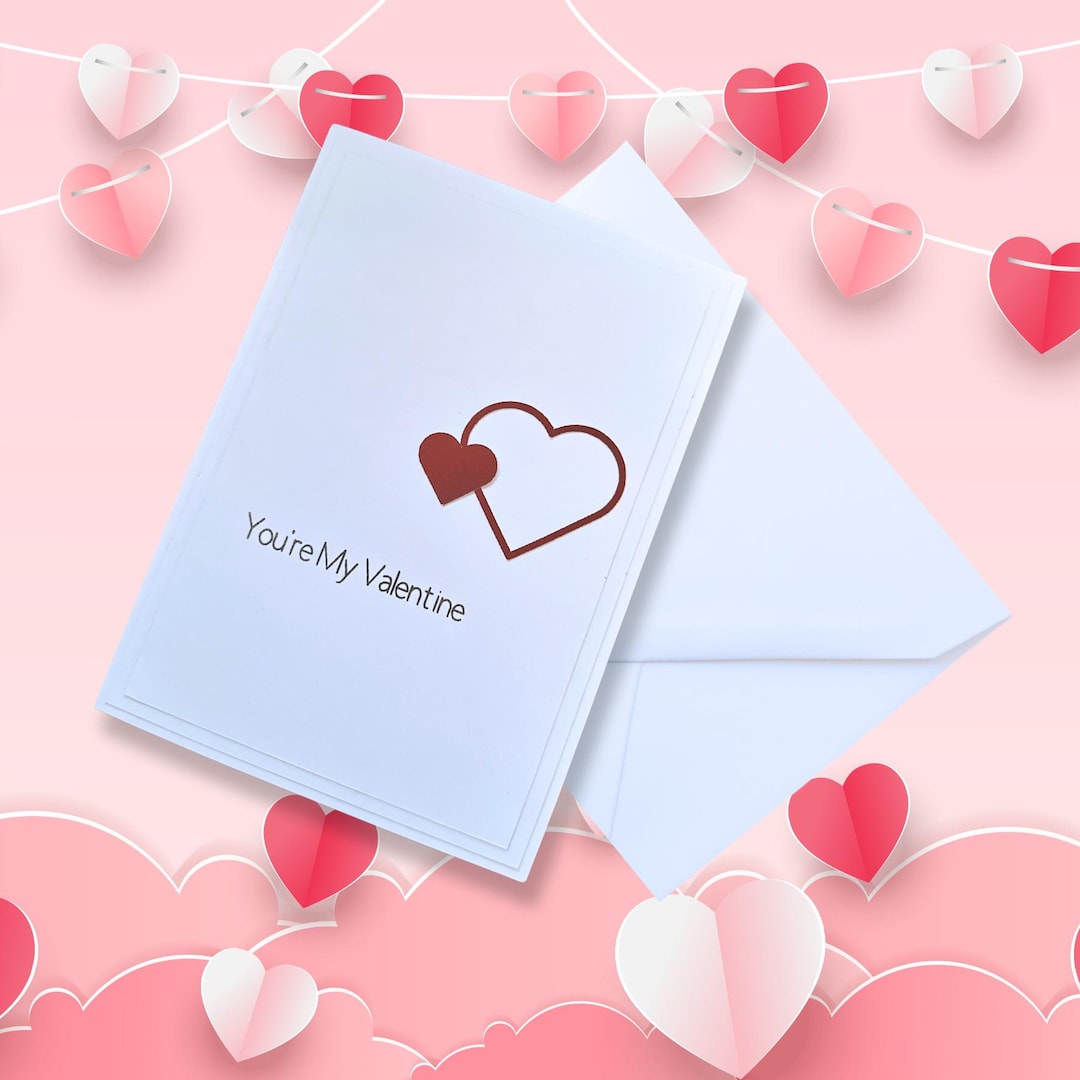 Handmade Valentine's Day Card - Etsy UK