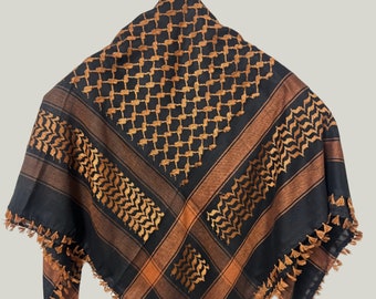 Keffiyeh Palestijnse sjaalstijl, katoenen Arafat Hatta-hoofddoek in Arabische stijl voor mannen en vrouwen, traditionele Shemagh, Gaza-sjaal cadeau voor Eid