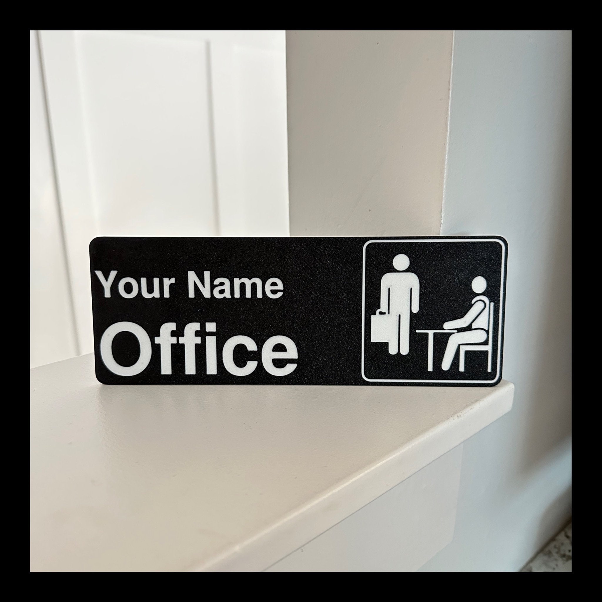 3D Printed the Office Custom Name Plate Sign - Etsy