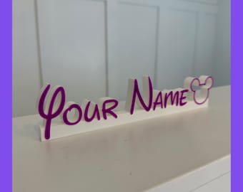 3D printed Fantasy style name plates