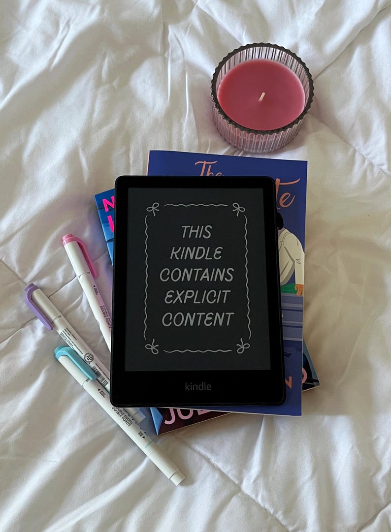 6 Kindle Lock Screens Bundle, Readymade Full Screen No Borders Digital