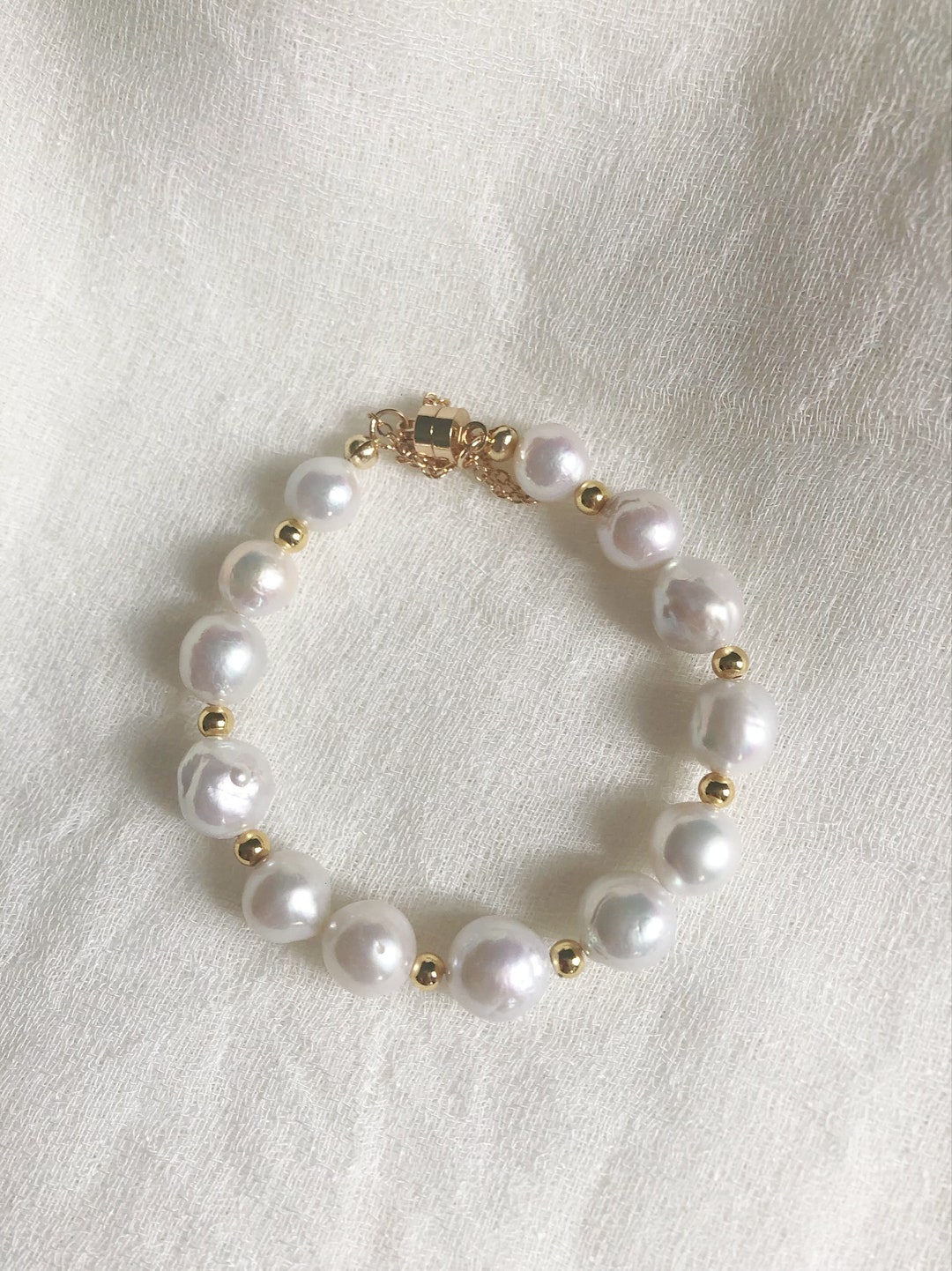 ブレスレット LESS IS MORE 8mm pearl bracelet 8mm pearl bracelet (L size) - Less is more | 60% - Asian