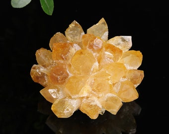 Natural Citrine Crystal Cluster 100-1200g, Worry Stone/ Crystal Healing, Meditation Crystal, Chakra stone, Mineral Sample, Gifts for Sister