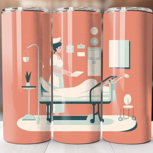 2 pcs , Nurse 20oz Tumbler PNG, Nurse Tumbler PNG, Nurse Tumbler Sublimations Design, Nurse Tumbler Wrap, Gift For Nurse