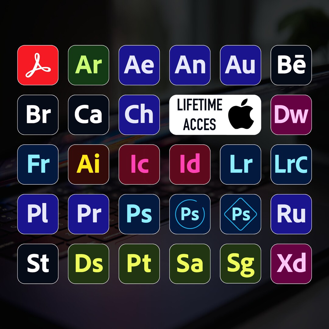 Adobe's Ultimate Collection 2023 ALL APPS Instand - Etsy