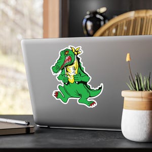 Jerry Garcia Grateful Dead Aligator Vinyl Aufkleber - Musik Liebhaber Aufkleber, Hippie Laptop Aufkleber, Deadhead-Autoaufkleber, Hippie Auto Aufkleber, cool