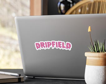Vinyloverdrukplaatjesticker, Goose Dripfield Song gestanst sticker, laptop sticker sticker, auto sticker, muziekliefhebber cadeau, band sticker