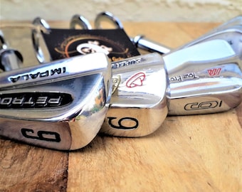 6th Anniversary Golf Gift: Handmade Steel 6 Iron Bottle Opener