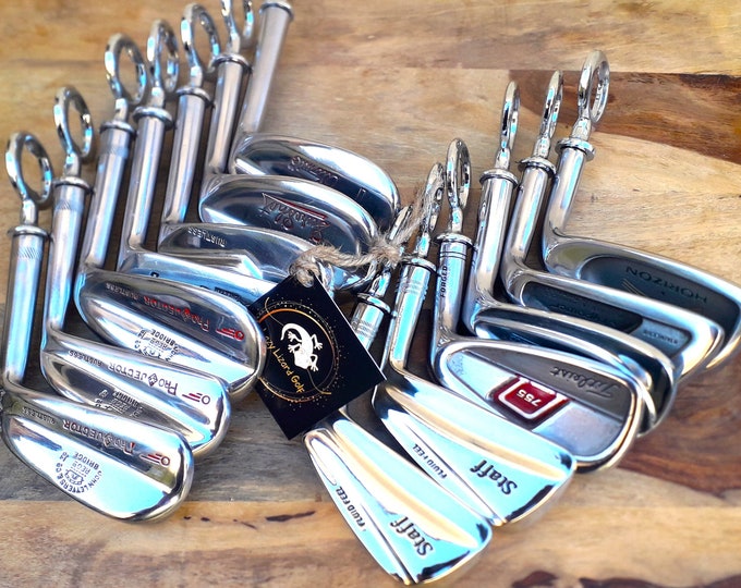 Vintage Golf Club Bottle Opener: Handmade product