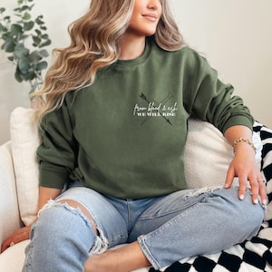 From Blood and Ash We Will Rise Sweatshirt & Hoodie, From Blood and Ash Merch, FBAA Sweatshirt, FBAA Crewneck, Poppy Casteel, JLA