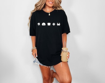ACOTAR Serie Symbole Shirt, Stadt des Sternenlichts, Nachtgericht Shirt, Buchliebhaber Geschenk, Dornen und Rosen Shirt, SJM