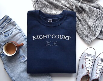 Sudadera de la Corte Nocturna de ACOTAR, Serie de ubicaciones de Prythian, Ciudad de la Luz de las Estrellas, Booktok, Regalo de libros, Corte de Espinas y Rosas, SJM