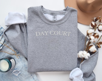 ACOTAR Day Court Sudadera bordada Prythian Location Series, BookTok, Bookish Gift, Corte de Espinas y Rosas, SJM