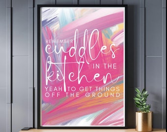Póster / Abrazos en la cocina / Mardy Bum / Arctic Monkeys / Elige tu talla