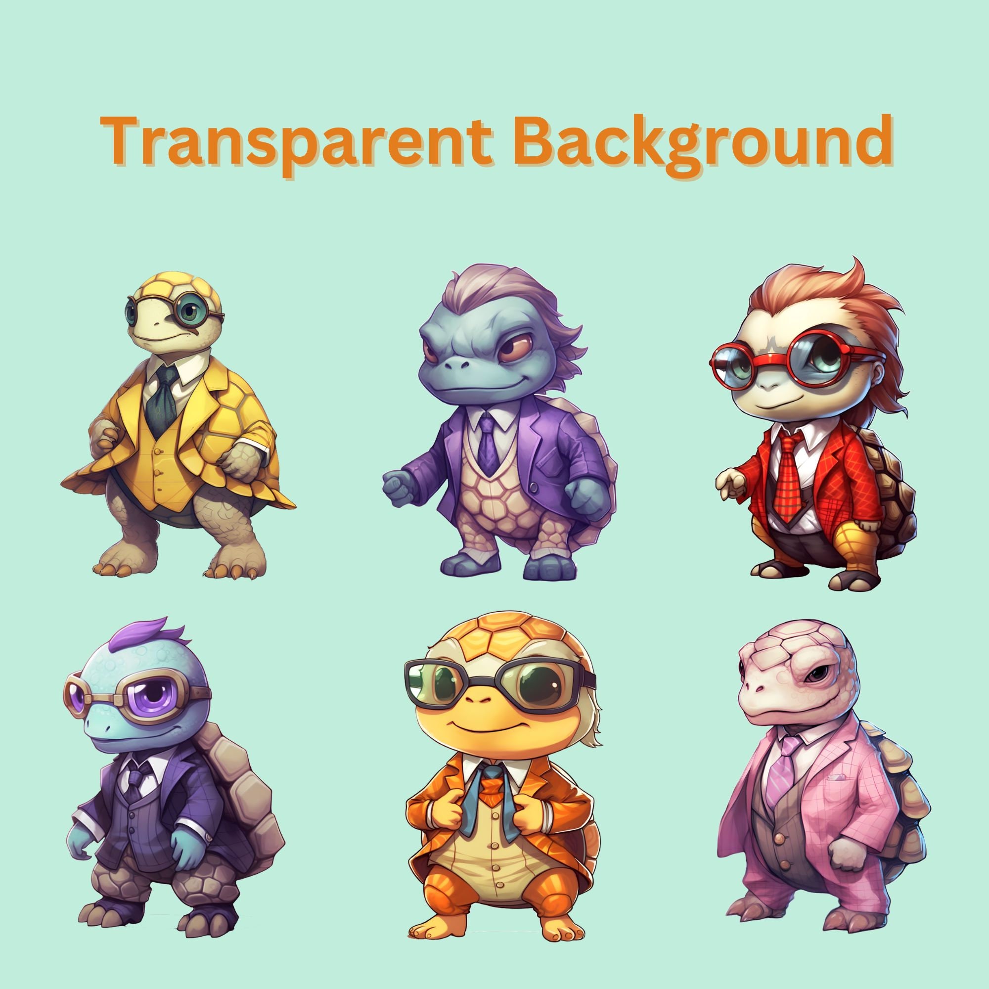 Fancy Tortoise Cute Clipart Tortoise Art Tortoise Png Etsy