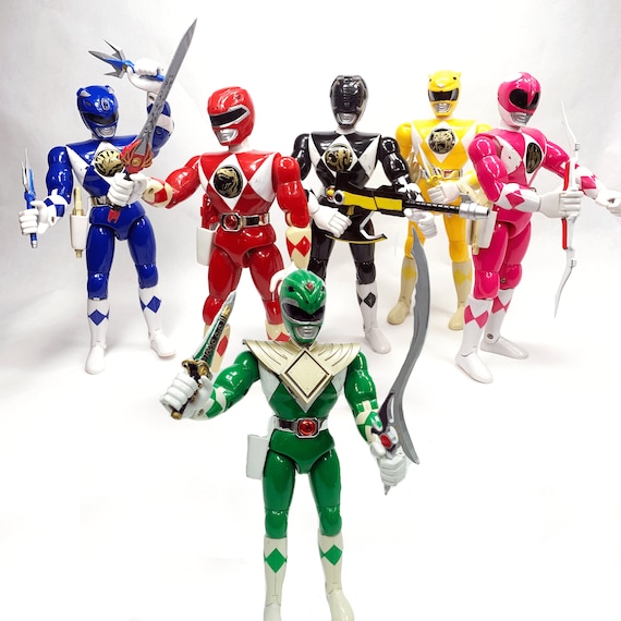 Power Rangers inch figures weapons