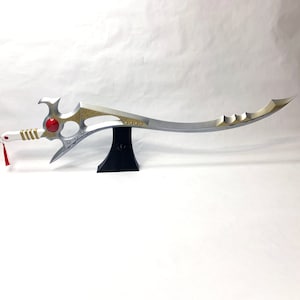 Power Rangers 1:1 Green Ranger Cosplay Sword of Darkness Replica + Display