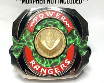 Power Rangers Vintage Legacy Lightning Collection Morpher Sticker Lens Morphin Sequence