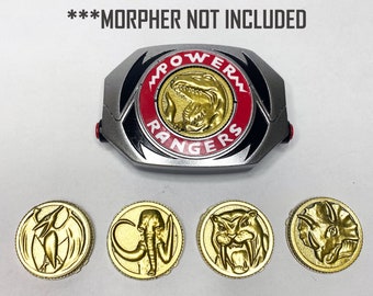 Power Rangers Original Green Ranger White Ranger 91/93 Power Coins for Morpher