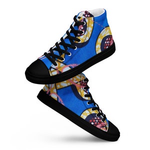 Men&#39;s high-top canvas sneakers