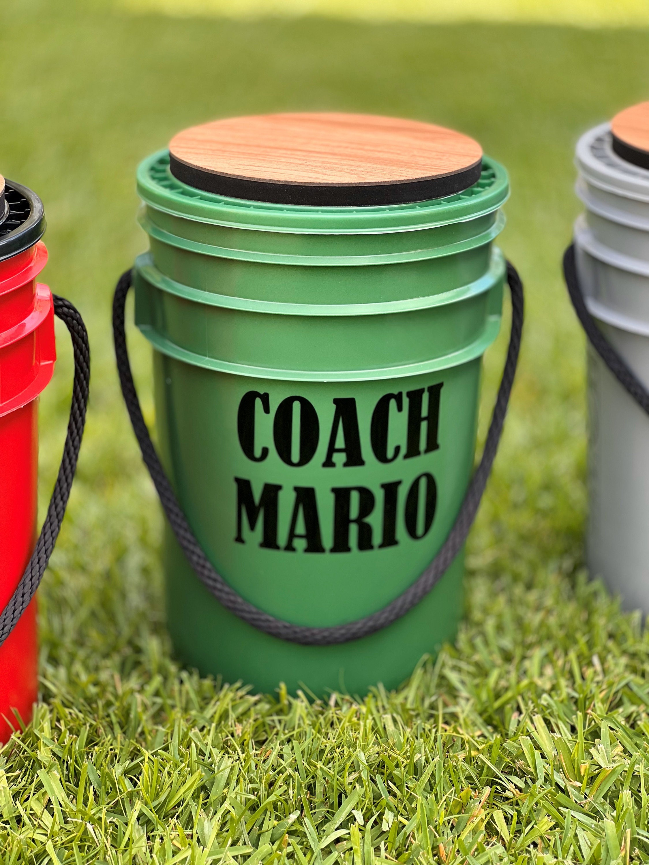 Baseball Gift Softball Gift Custom Bucket, Baseball Bucket, Softball