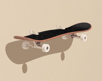 Appendi Skateboard Parete Gancio Regolabile Syiyunran Supporto Parete Per Skateboard - Gancio Regolabile Nero Per Pennyboard E Longboard Organizer Skateboard Wall