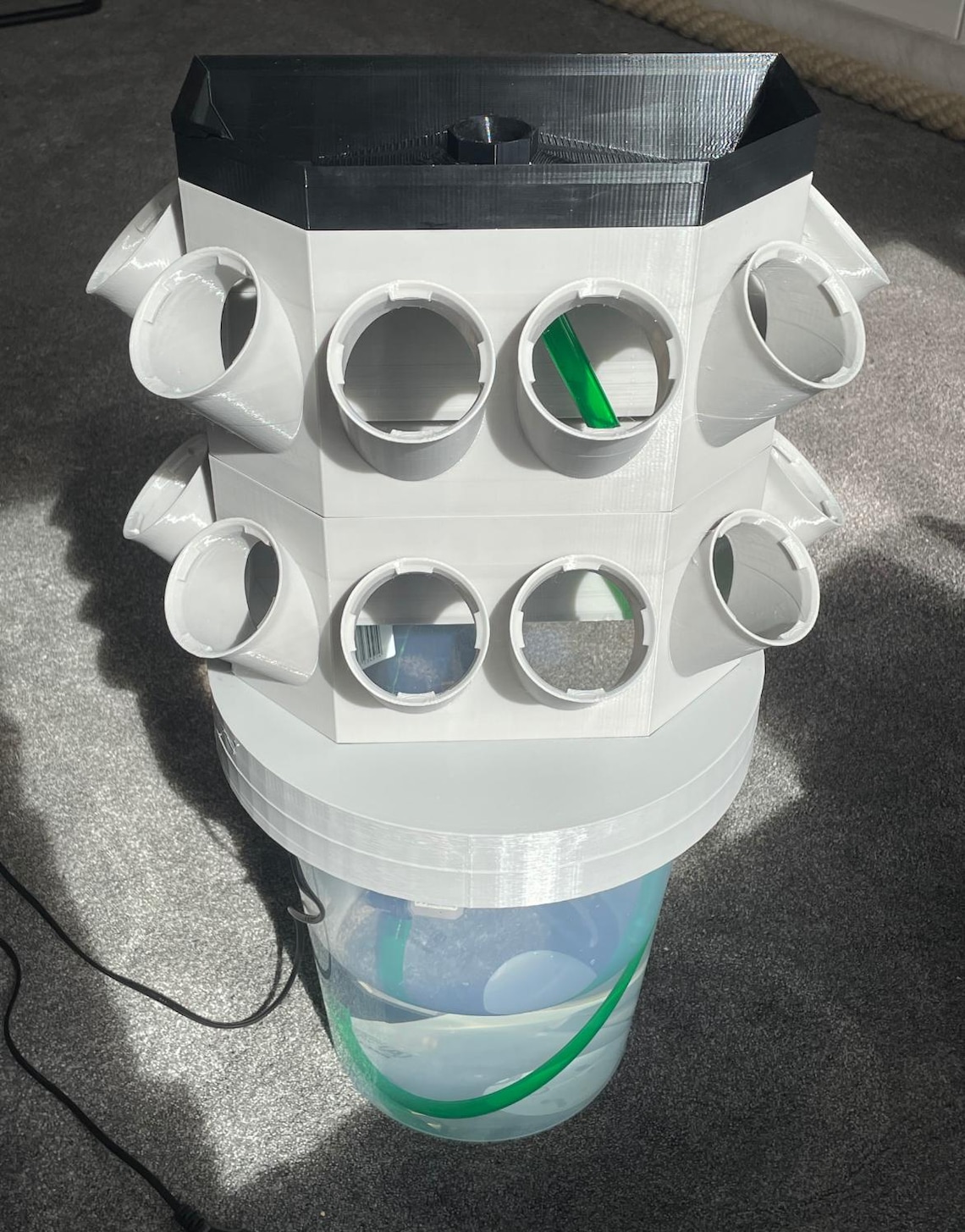 DIY Hydroponic Tower Square - 21-piece STL Set for 3D Printing ...