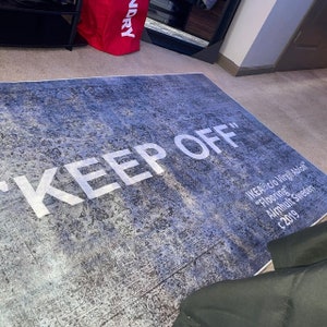 Keep Off Carpet, Cool Rug Carpet, Keep Off, Keep Off Rug, Keep Off, Rug For Living Room, Decor image 3