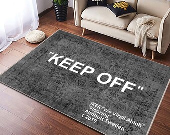 Keep Off, Keep Off Rug, Modern Faded Rug, Popular Rug, Trend Rug, Keep Off Carpet, Dark Color Rug,