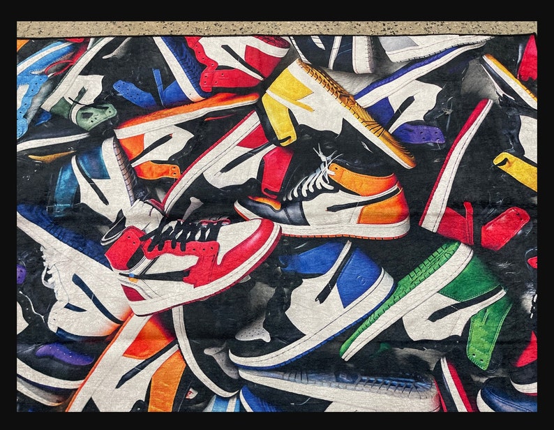 Sneakers Rug, Shoes Rug, Custom Sneakers, Sneakers Mat, Popular Shoes