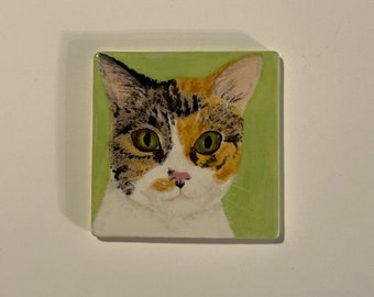 Pet Portrait on Ceramic Tile