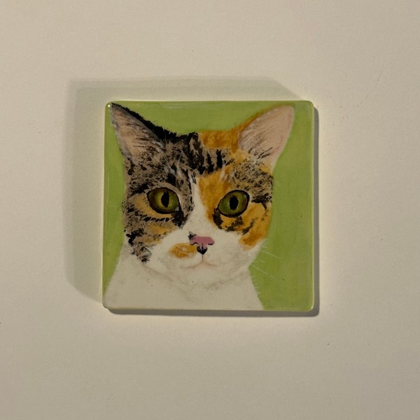 Pet Portrait on Ceramic Tile