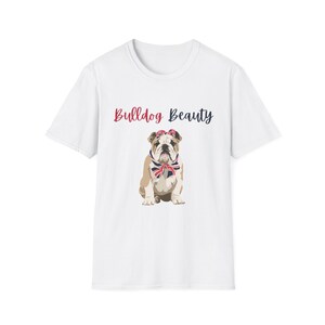 Bulldog Beauty Unisex T-Shirt | Cute Dog Lover Tee | Perfect Gift for Bulldog Owners | Stylish Pet Apparel | Animal Lover&#39;s Shirt