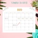 Printable Editable Summer Calendar|june, July, August,sept Calendar ...