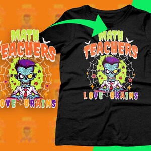 Halloween-Thema Mathe-Lehrer, lustige Kleidung für Schulveranstaltungen, großartiges Geschenk für den Lehrer