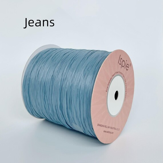 Fibra Natura Raffia Yarn - 100% Cellulose Rayon Paper Cord For Macrame & Basket Making