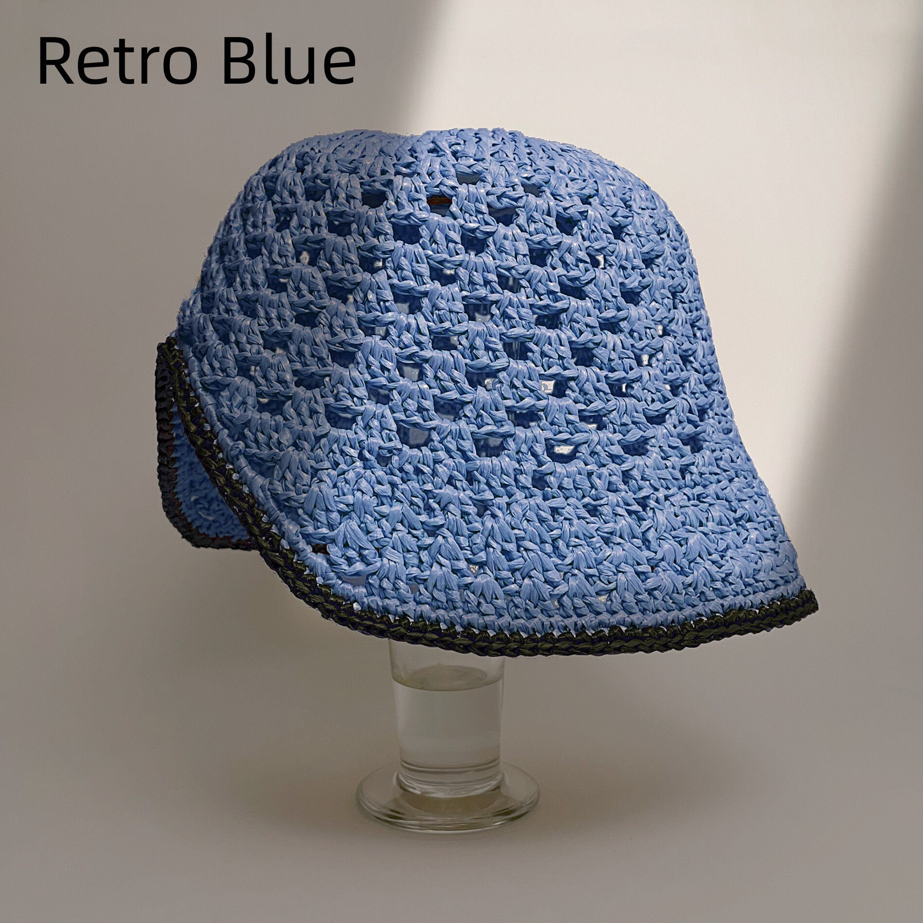 Roookies V Shape Bucket Hat Crochet Pattern, Ispie Raffia