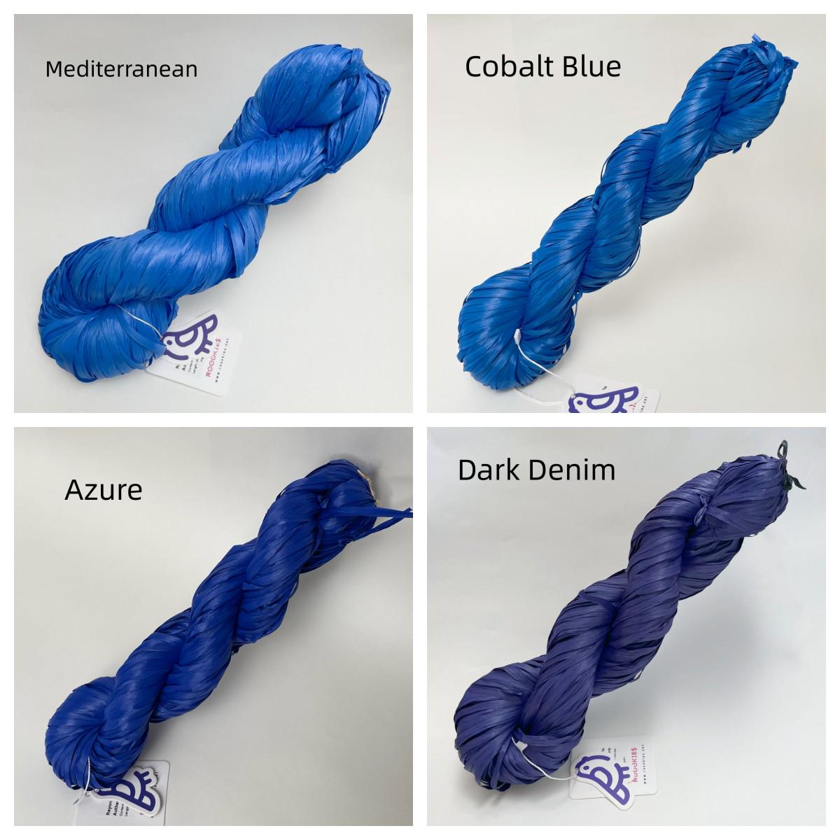 ISPIE/ROOOKIES Rayon Raffia Yarn, Crochet Bag Ribbon, 270Y - Etsy