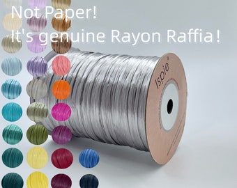 ISPIE raffia ribbon, 1/4'' raffia ribbon 100Y , wraphia ribbon, premium raffia,gift wrapping