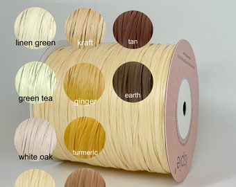 ISPIE raffia Natural colors, rayon raffia, raffia yarn, premium raffia, soft raffia, raffia for beach bag, raffia for crochet, raffia ribbon