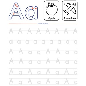 Printable Alphabet Worksheets ABC Tracing Worksheet for Kids Fun and Educational Alphabet