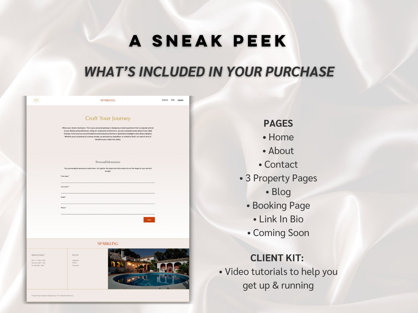 Luxury Travel Advisor Website Template, Travel Agency Website, Travel ...