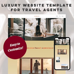 Wix Website Template for Travel Advisors – Editable, Mobile-Friendly, Bookings & Services