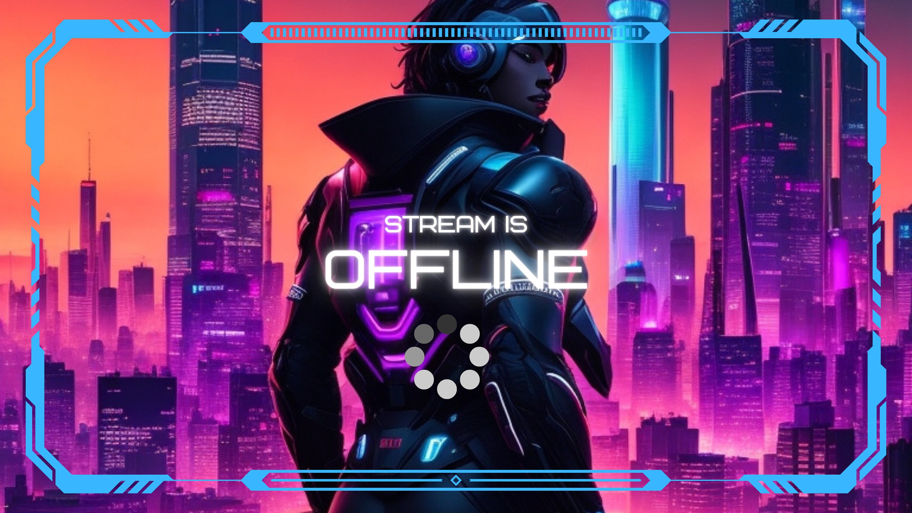 Modern Purple Twitch Stream Package Overlay, Panels, Alerts, cam