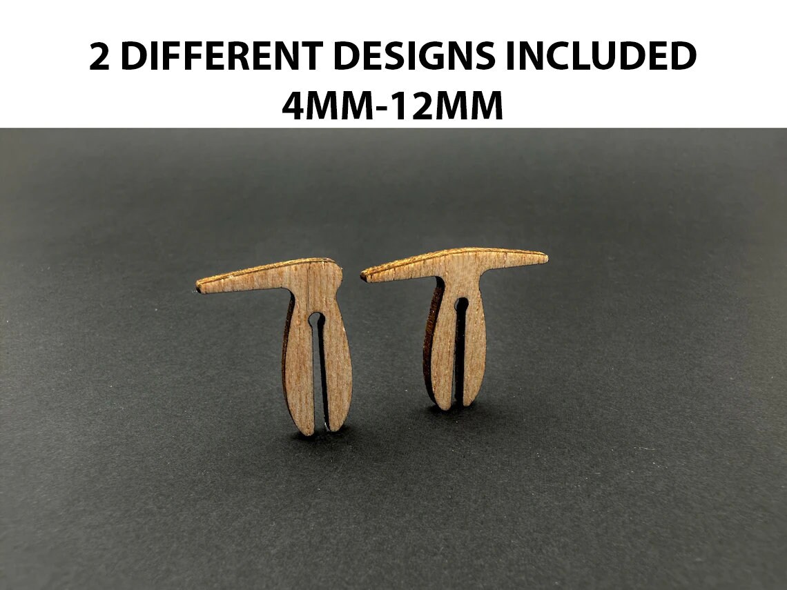 Bed Pin Size Test Tool, Laser Hold Down Pins, Crumb Tray Pins